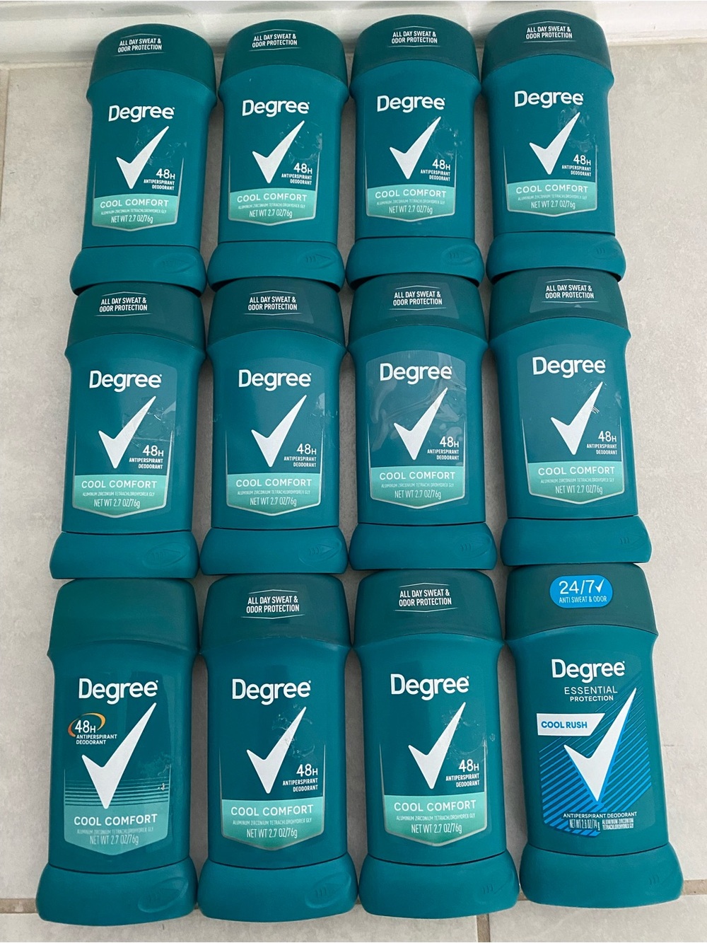 12 brand new degree deodorant antiperspirant bundle set